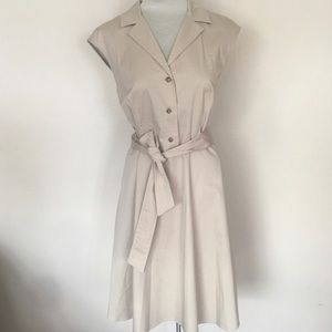 Ann Taylor khaki dress sz 12